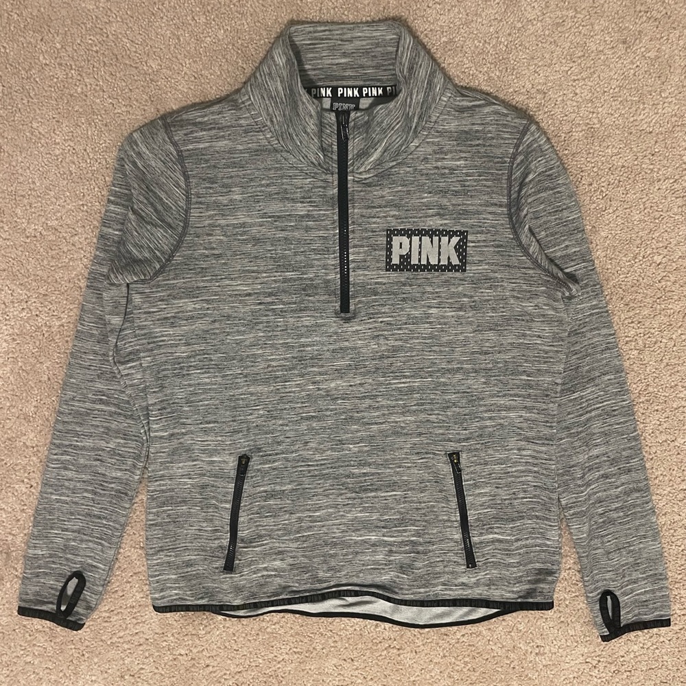 Pink 1/4 zip jacket